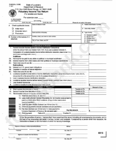 Louisiana State Tax Forms Printable Printable Forms Free Online