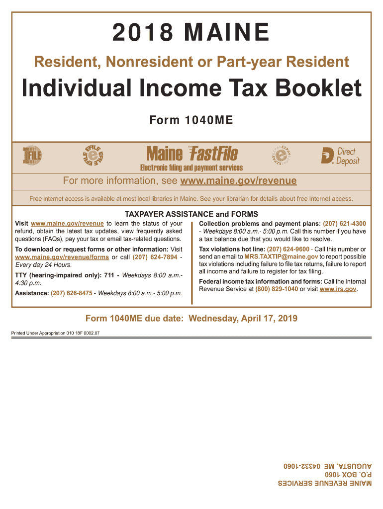 Maine Income Tax Fill Out Sign Online DocHub