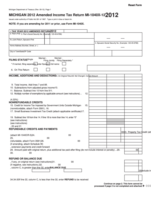 Mi Income Tax Forms 2024 Nat Danyette
