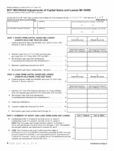 Michigan MI 1040 Individual Income Tax State Of Michigan Fill Out And