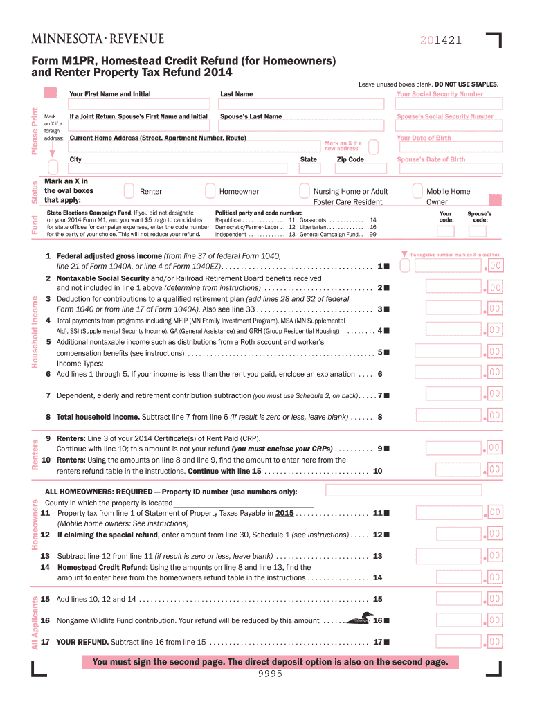 Minnesota Property Tax Refund 2024 Form Rana Ursula