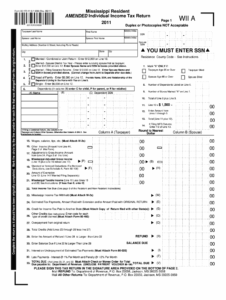 Mississippi Income Tax Return Fill Out Sign Online DocHub