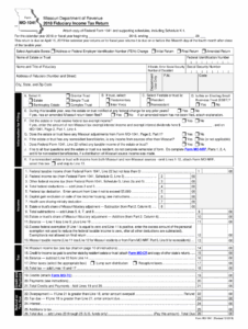 Missouri State Income Tax Fill Out Sign Online DocHub