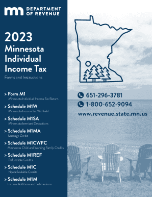 MN Individual Income Tax Forms And Instructions 2023 2025 Fill And 