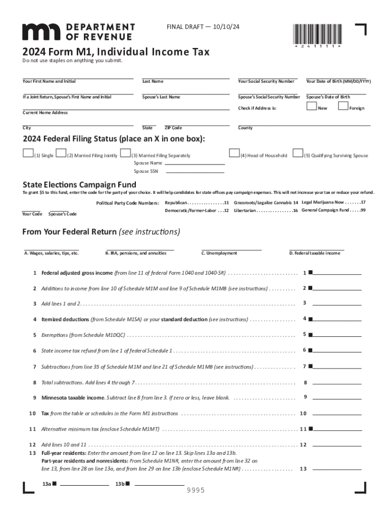 Mn Tax Forms 2024 Complete With Ease AirSlate SignNow