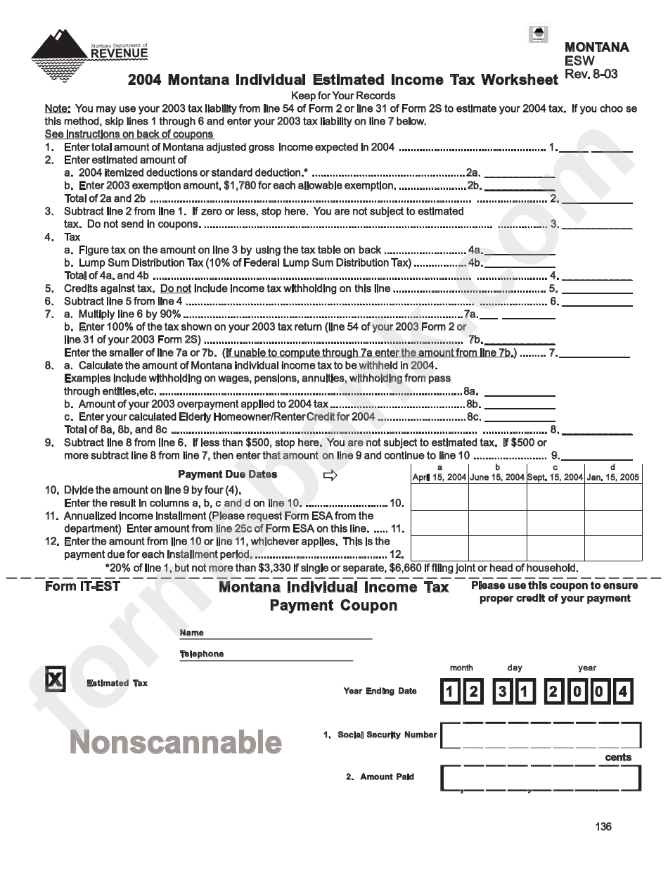 Montana State Income Tax Form 2024 Brit Marney