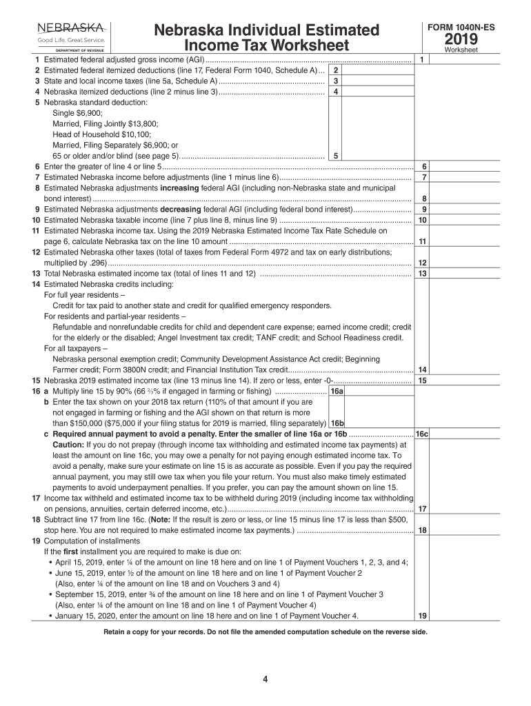 Nebraska State Income Tax Fill Out Sign Online DocHub