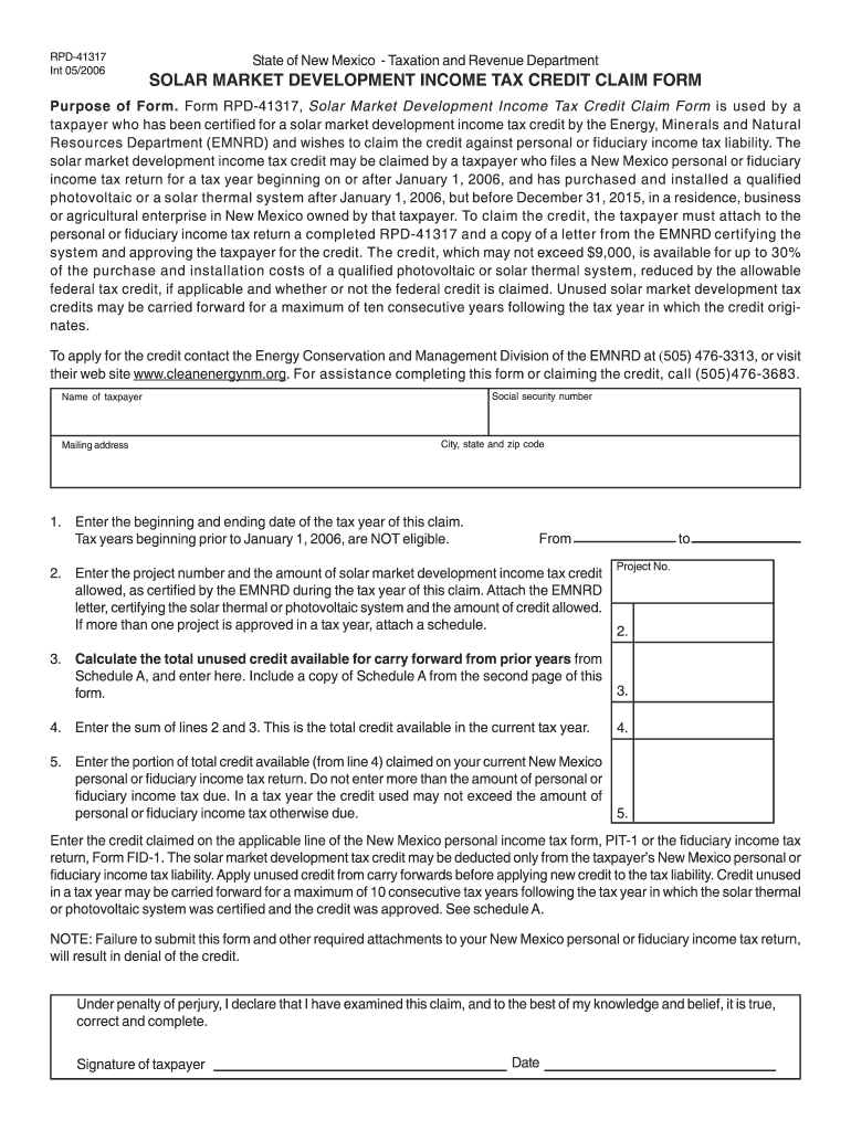 New Mexico Income Tax Form Fill Out And Sign Printable PDF Template 