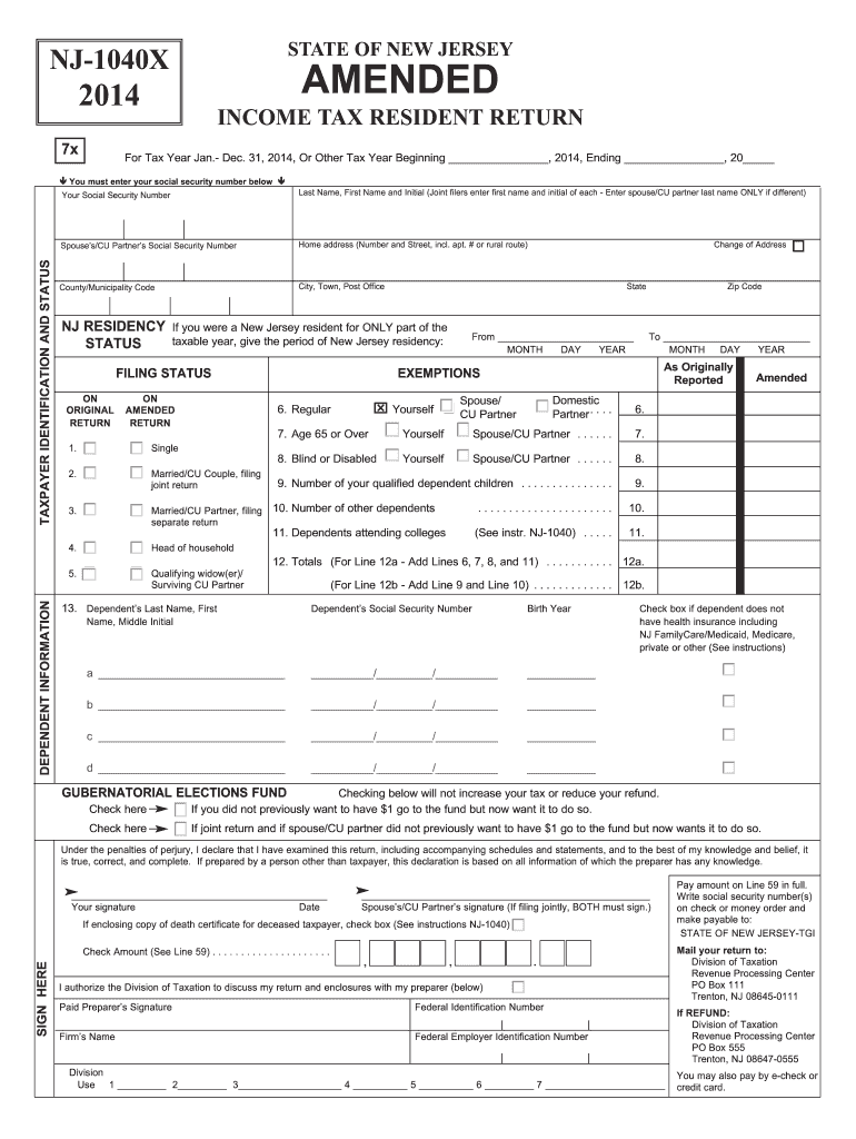NJ State Tax Form Fill Out And Sign Printable PDF Template AirSlate 