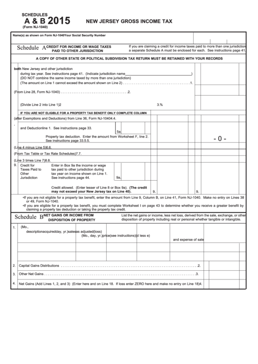 Nj Tax Form 1040 Printable Printable Form 2024