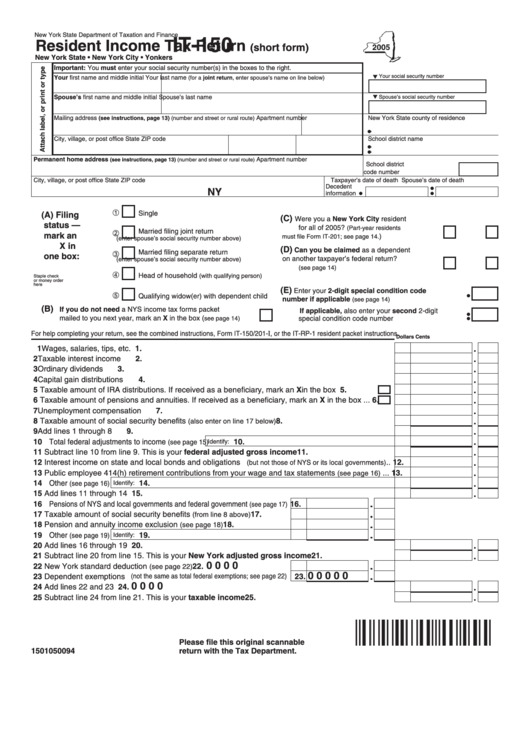 Ny State Fillable Tax Forms Printable Forms Free Online