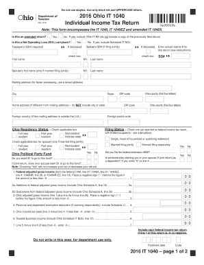 Ohio State Tax Form Complete With Ease AirSlate SignNow