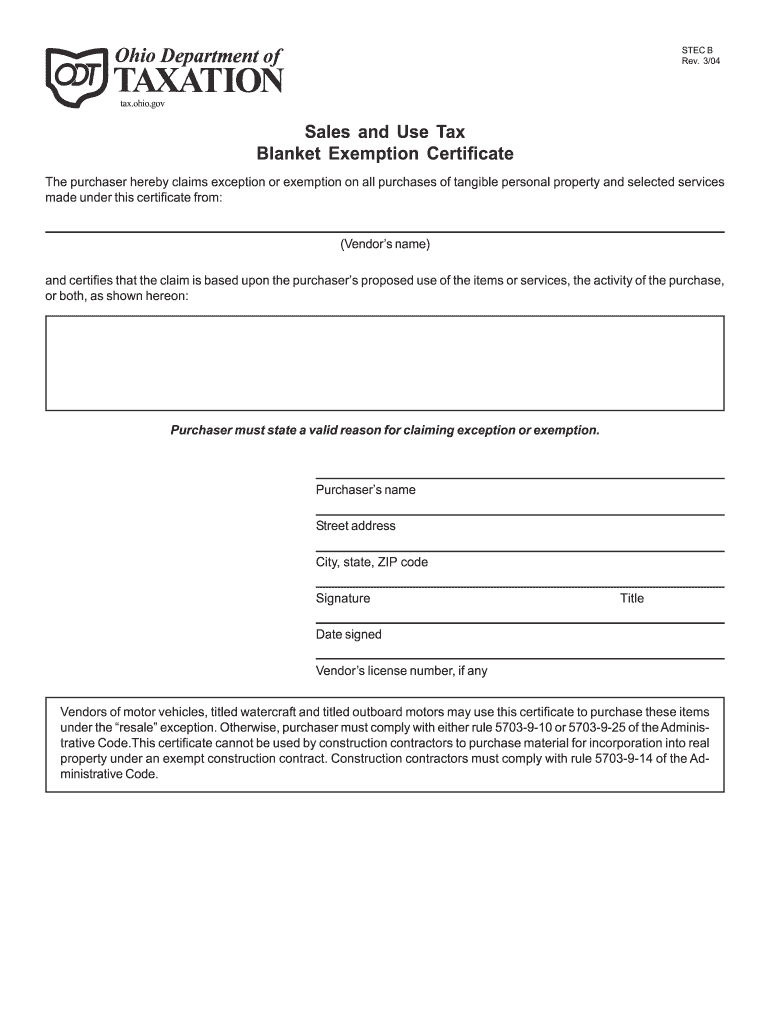 Ohio Tax Exempt Form Complete With Ease AirSlate SignNow