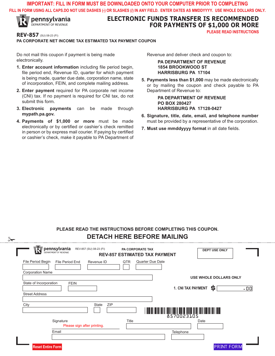 Pa Estimated Tax Payments 2024 Forms Ninon Anallese