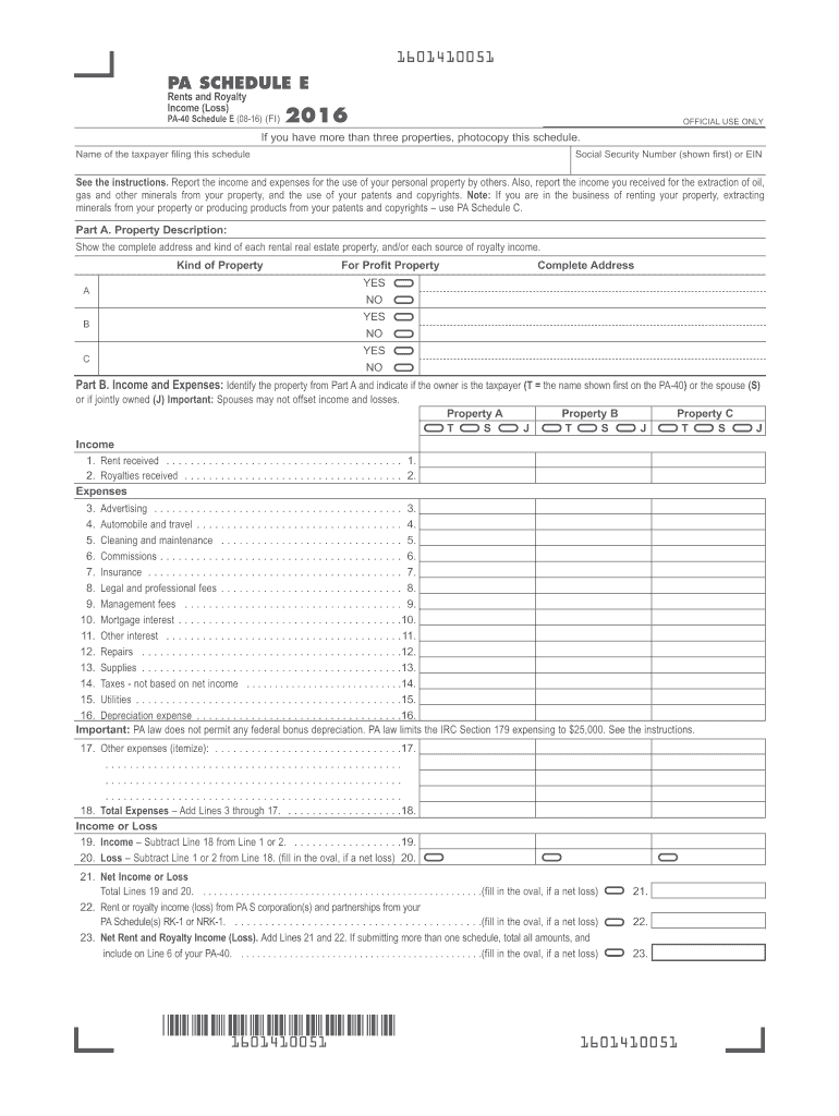 Pennsylvania Income Tax Return PA 40 Revenue Pa Gov Fill Out And Sign 