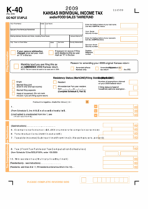 Printable Kansas Income Tax Forms Printable Forms Free Online