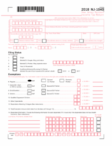 Printable Nj Tax Form 1040 Printable Form 2024