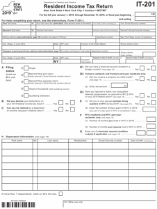Printable Nys It 201 Form Printable Form 2024
