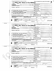 Printable Nys Tax Forms Printable Forms Free Online