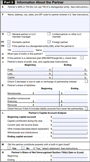 Schedule K 1 Tax Form For Partnerships What To Know To File Bench 