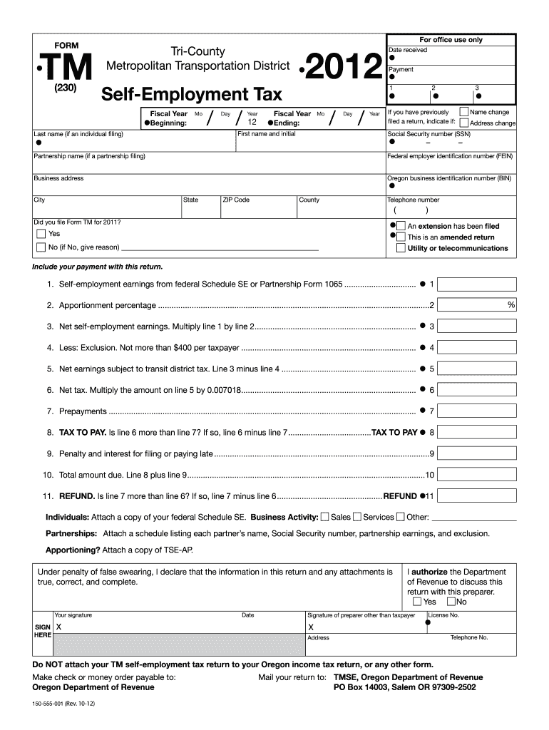 Self Employment Tax Fill Out Sign Online DocHub