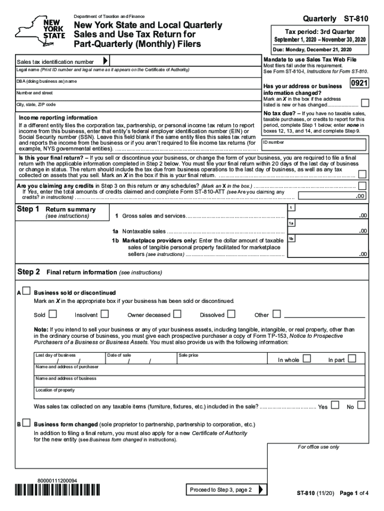St810 2020 2025 Form Fill Out And Sign Printable PDF Template