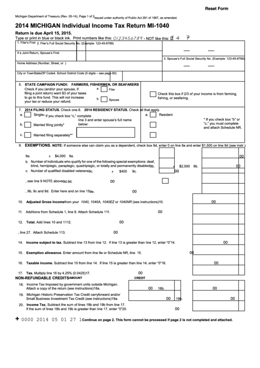 State Of Michigan Tax Forms 2024 Binny Joline