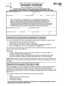 Tax Exempt Form Fill Out Sign Online DocHub