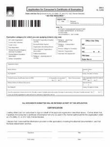 Tax Exempt Form Florida Fill Out Sign Online DocHub