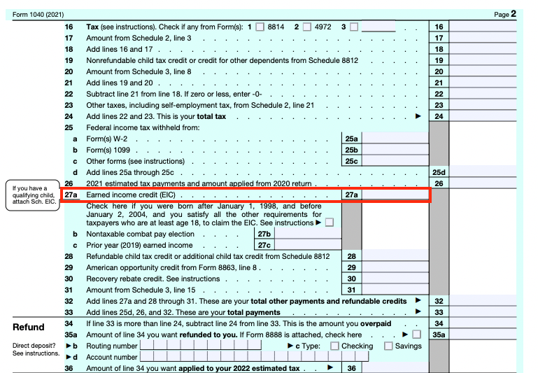 The Earned Income Tax Credit EITC Who Qualifies And What Not To Do