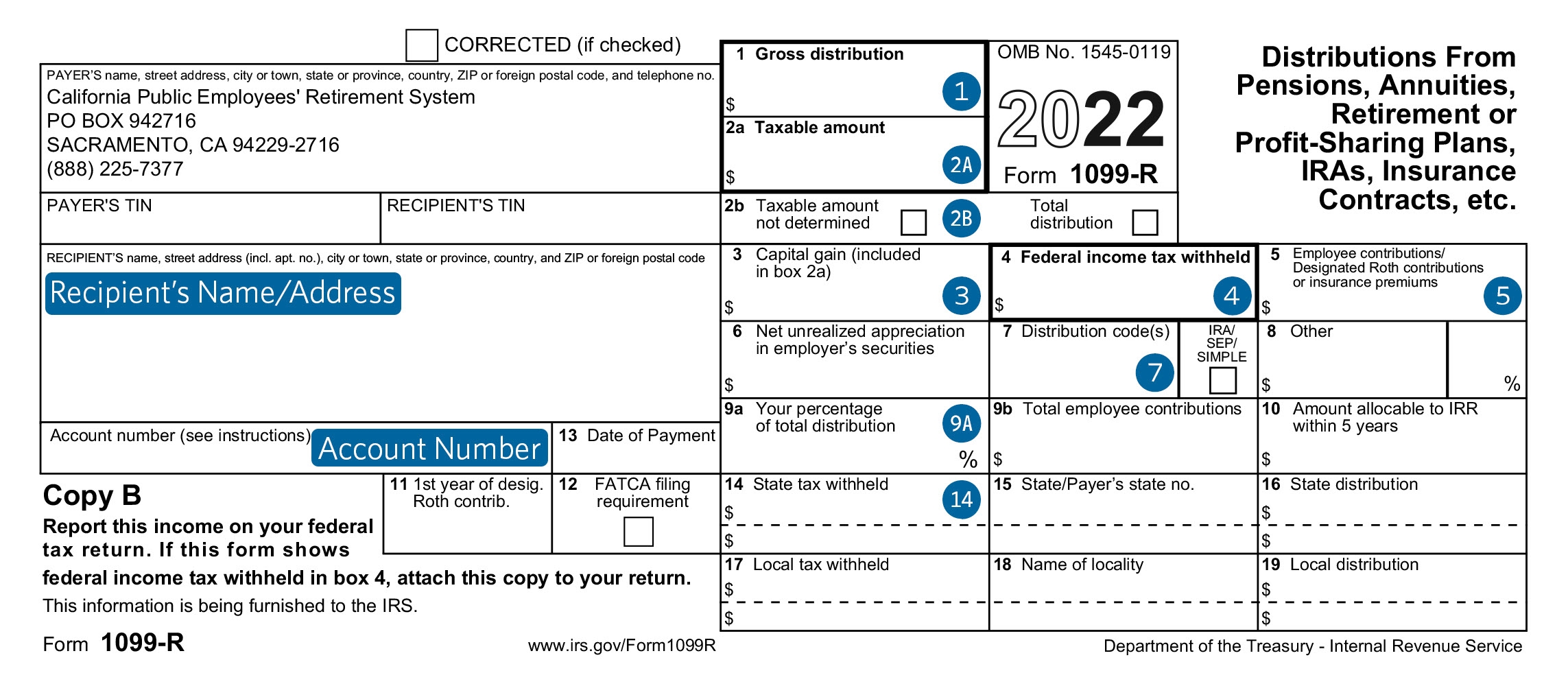 Understanding Your 1099 R Tax Form CalPERS