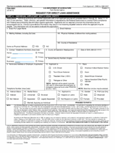 USDA FSA 2001 2015 2022 Fill And Sign Printable Template Online US