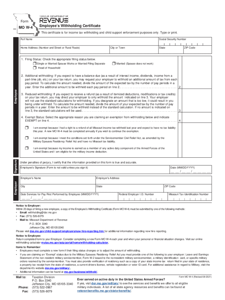 W 4 Form 2021 Fill Out Sign Online DocHub