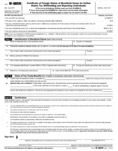 W 8 Form Printable