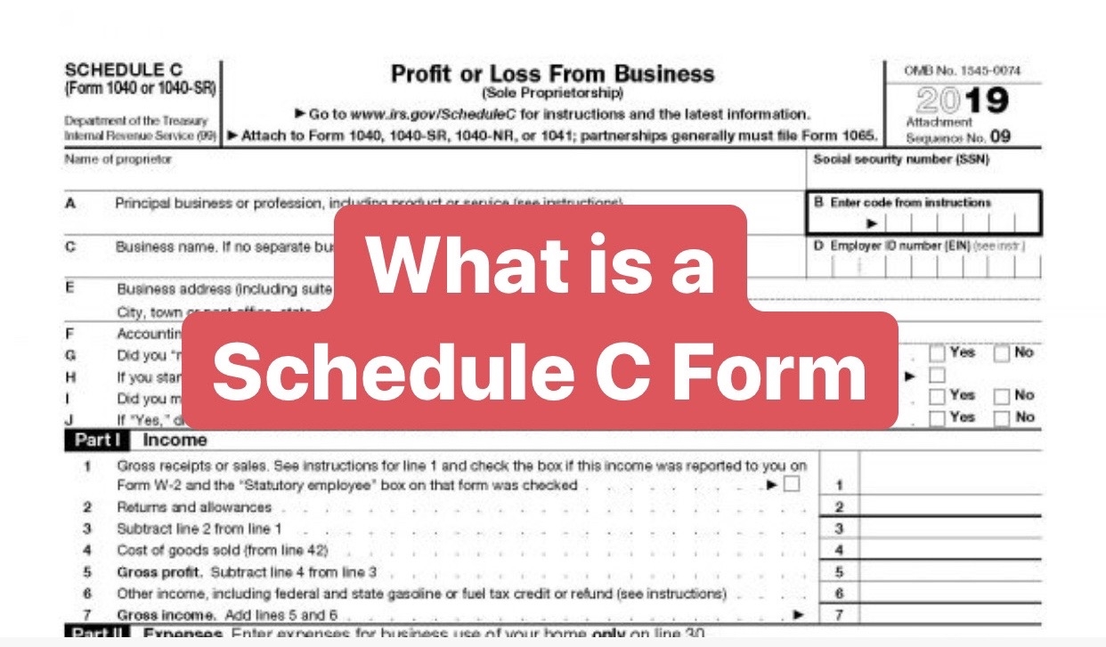 What Is An IRS Schedule C Form What Is 1040 Schedule C Everything 