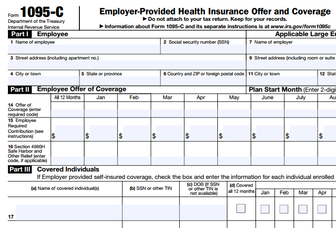 What Is Form 1095 C And Why Did I Receive It In The Mail From The IRS What Is Form 1095 C And Why Did I Receive It In The Mail From The IRS