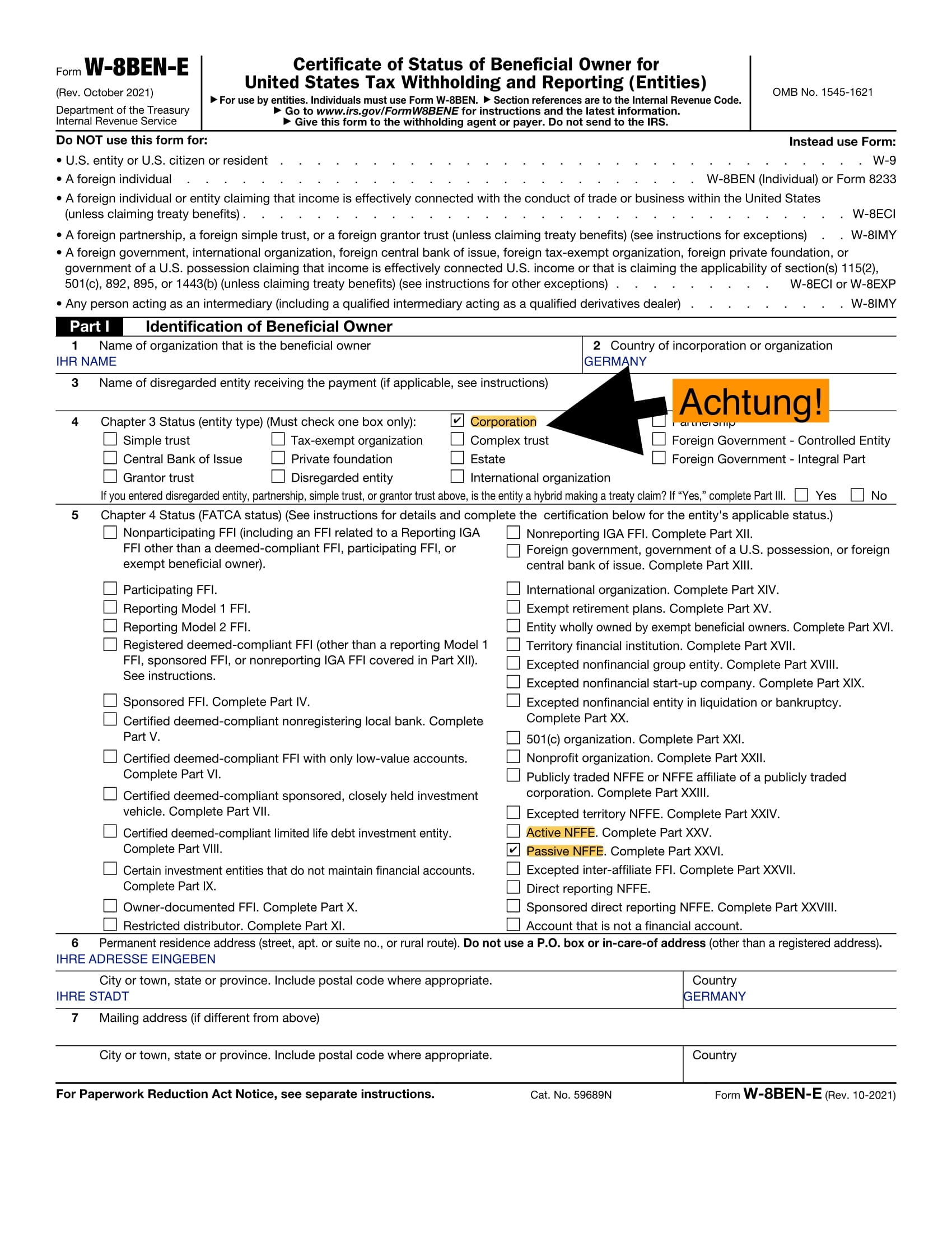 What Is Form W 8BEN And Why Is It So Important 1040 49 OFF