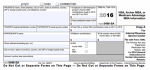 What Is HSA Tax Form 5498 SA HSA Edge