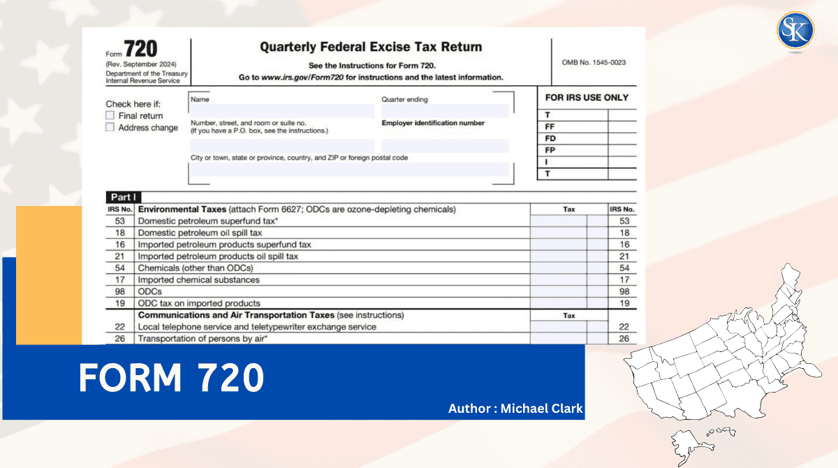 What Is IRS Form 720 Quarterly Federal Excise Tax Return