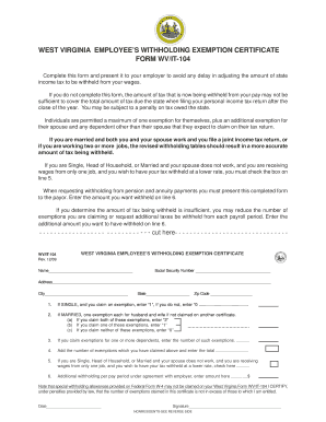 Wv Tax Exempt Form Fill And Sign Printable Template Online